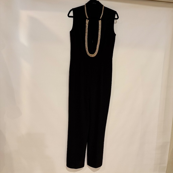 NWT - WHY Black Pantsuit size small - Picture 2 of 9